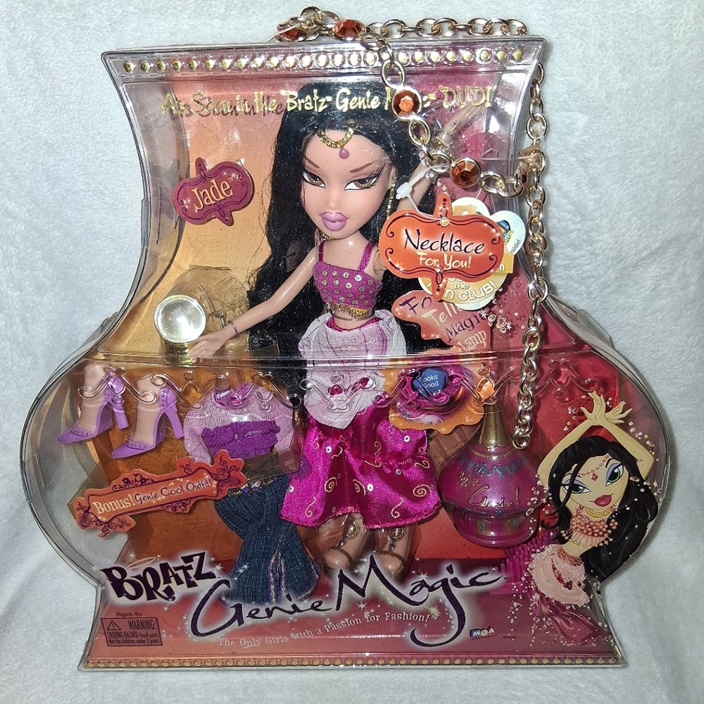 Bratz Genie Magic Jade doll from 2006, still in its original packaging Vintage